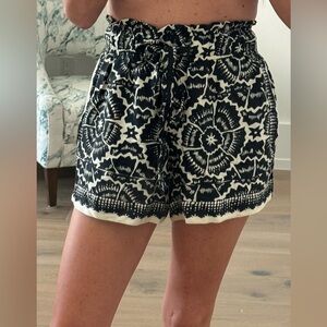 High Waisted Omika Shorts- Handmade in India